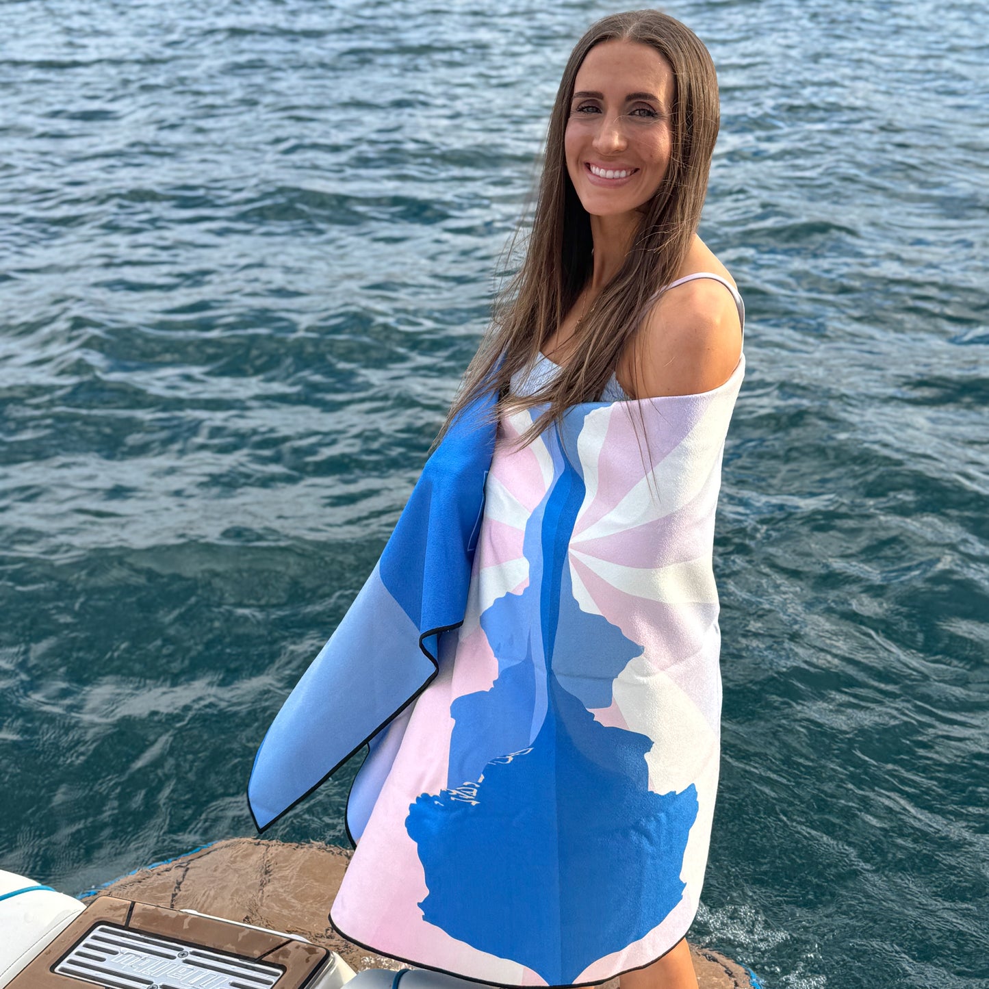 Sunset Oasis - Lake Towel